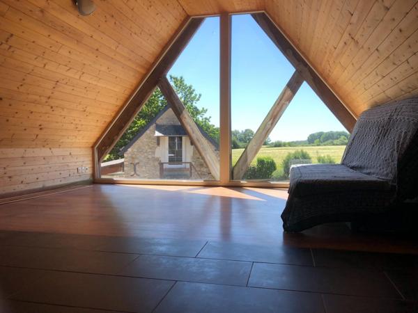 Jolie fermette restaurée dans un cadre magnifique