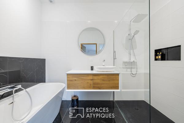 Maison contemporaine chic avec piscine
