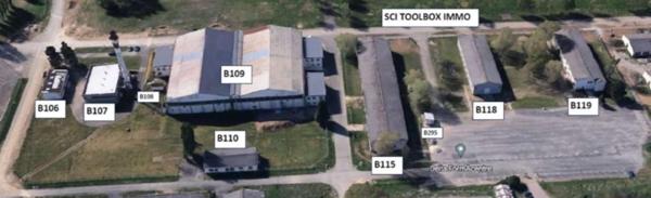 Bâtiments de stockage sur cite de 2900M2