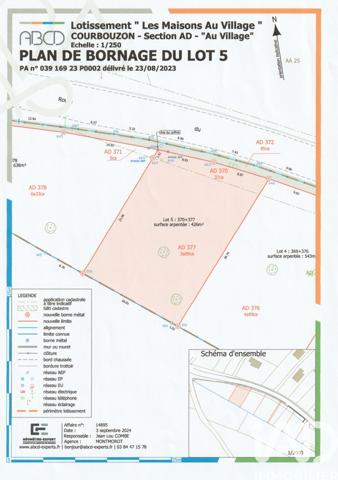 Terrain à vendre 426 m² Courbouzon