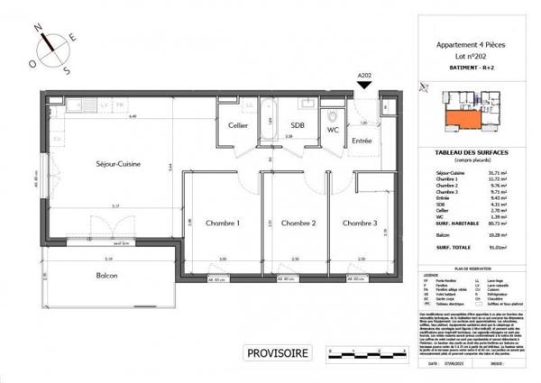 Vente Appartement80 m² - 4 Pièces - LOISIN (74140)