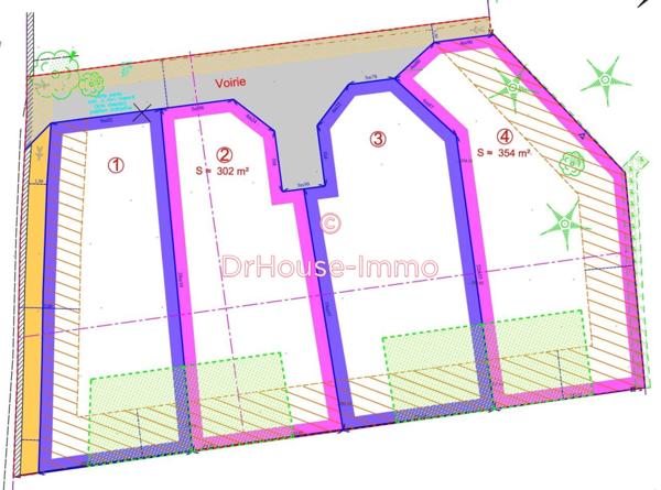 Terrain à vendre de 302 m²