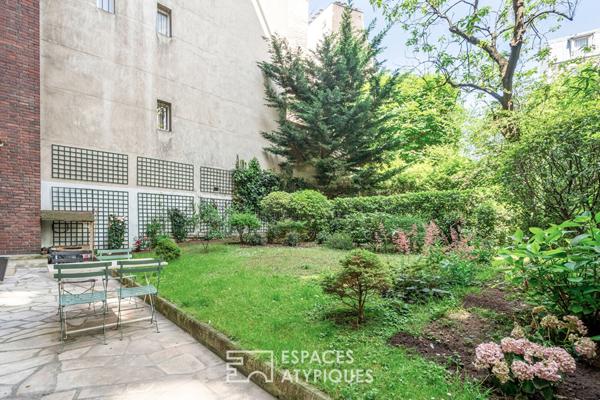 Appartement avec grand jardin à La Muette