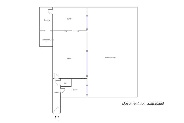 Appartement avec grand jardin à La Muette