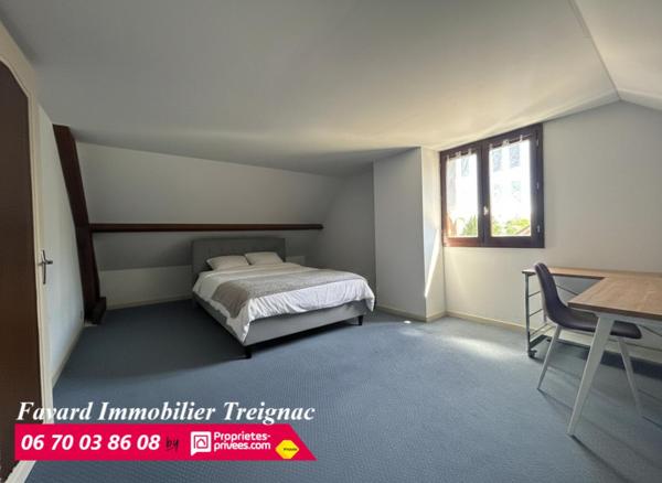 Maison  120 m²  3 chambres - garage  et  jardin plat  850 m² 19 260 TREIGNAC