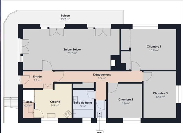 Maison familiale sur parcelle de 971m2