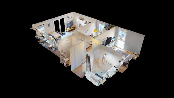 Appartement 3 pièces avec balcon