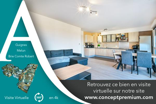 Appartement 3 pièces avec balcon