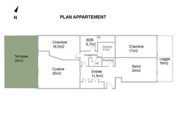 Appartement à vendre 4 pièces 127 m² Paris 20
