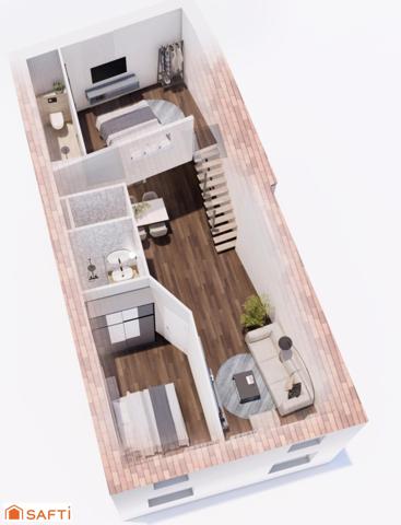 Appartement dans maison de ville à terminer de rénover, idéal investisseur, autres lots disponibles