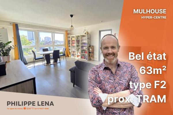 F2 lumineux 63 m², en plein centre-ville !