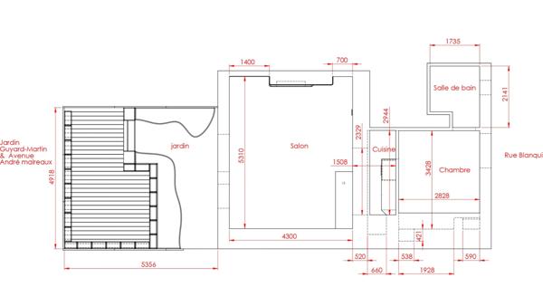 Appartement Tours 2 pièces 42 m²