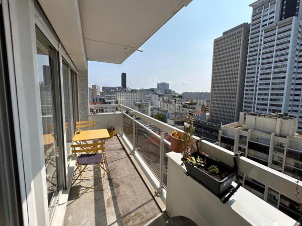 2 pièces avec balcon et vue dégagée