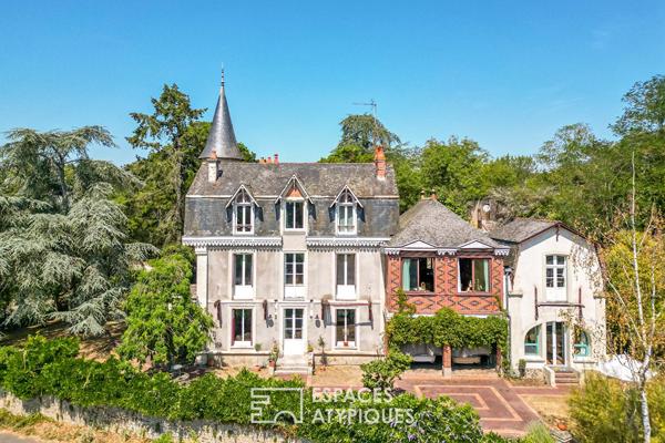 L’élégance d’une demeure de villégiature au bord de Loire