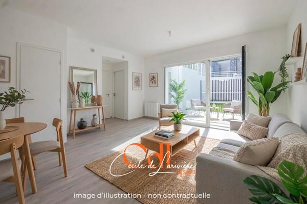 Investissement idéal, plein centre-ville et plein Sud avec terrasse et jardinet !