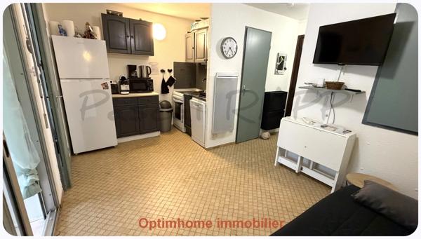 CAP D'AGDE – SECTEUR PINÈDE – STUDIO CABINE EN REZ-DE-JARDIN AVEC PARKING ET GRAND EXTÉRIEUR