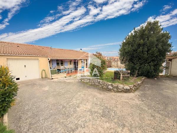 A VENDRE  EN EXCLUSIVITE 13610 LE PUY SAINTE REPARADE MAISON PLAIN PIED 7 PIECES 130M² AVEC JARDIN GARAGE ET PISCINE