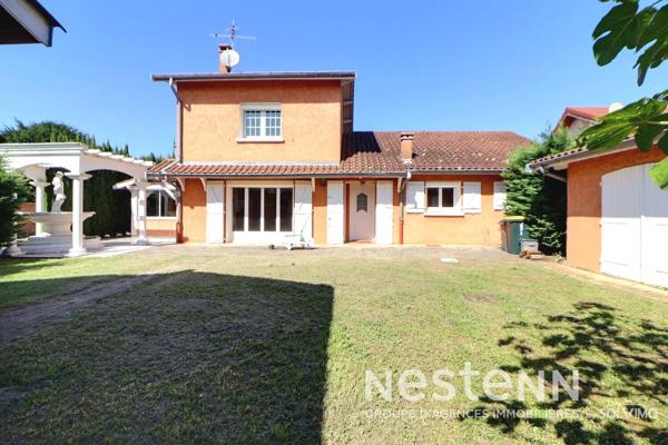 Mions, Maison à vendre 5 pièces, 188.45m², 4 chambres, terrain 1387m2, garage indépendant 48m2