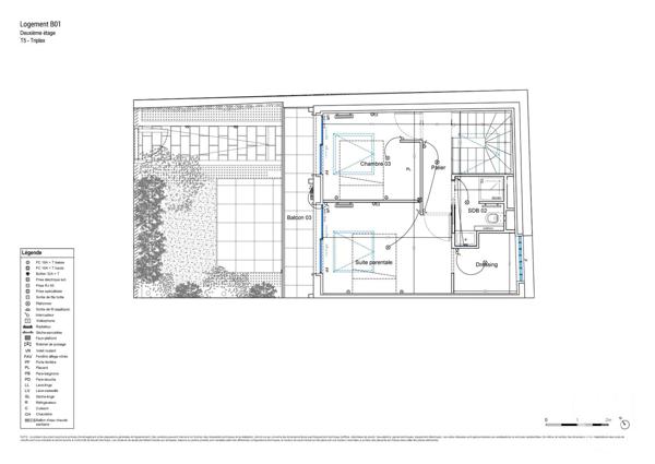 Appartement Triplex à vendre  5 pièces - 95,91 m2 PARIS - 75015