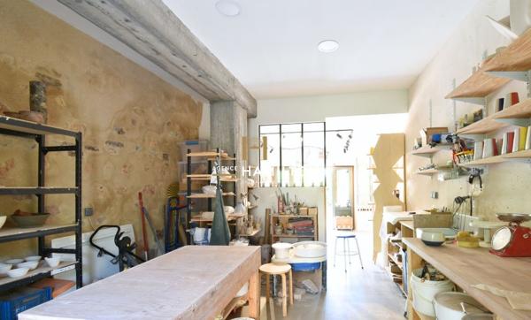 BOUTIQUE-ATELIER AVEC MAISON ET JARDIN ATTENANTS ET GITE INDEPENDANT Cordes sur ciel