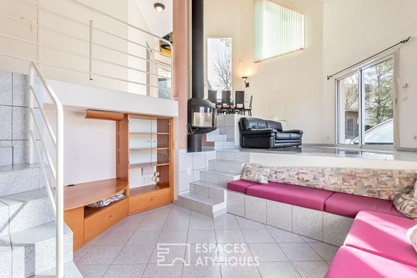 Maison d’architecte avec piscine