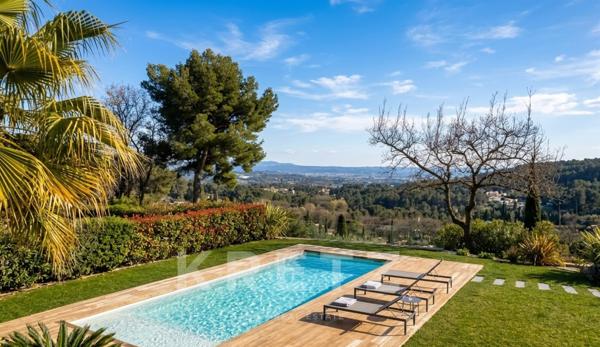 Aix-en-Provence – Villa contemporaine neuve de 220 m2 , 4. chambres, avec vue panoramique exception