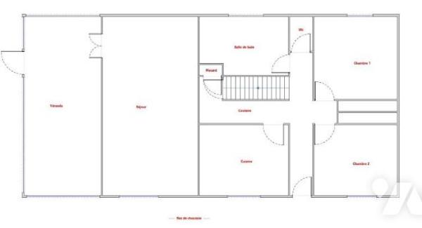 Maison T6 d'environ 196m² - sous-sol - jardin clo