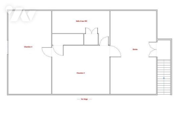 Maison T6 d'environ 196m² - sous-sol - jardin clo