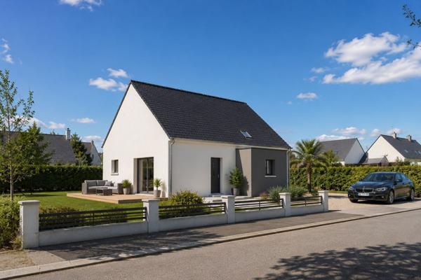 Terrain + Maison à vendre 6 pièces - 105 m²