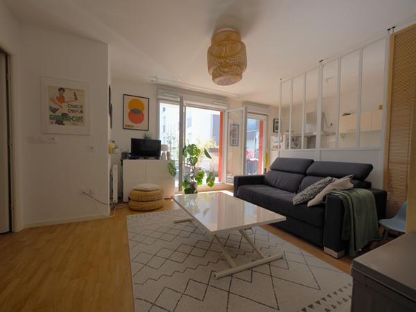 A VENDRE - APPARTEMENT  3 PIECES - 60m²  -  ROMAINVILLE