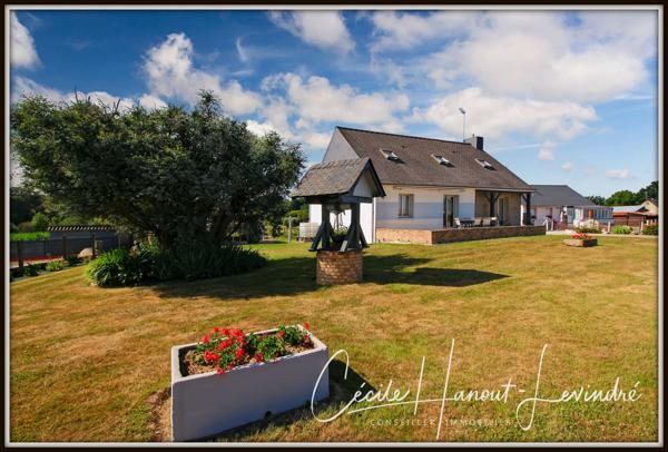 Pontorson (50170) Entre Pontorson et Antrain. (Sacey) Pavillon 1993 sur sous-sol - 132 M² - 4 Chambres - Terrain: 1.038 M².