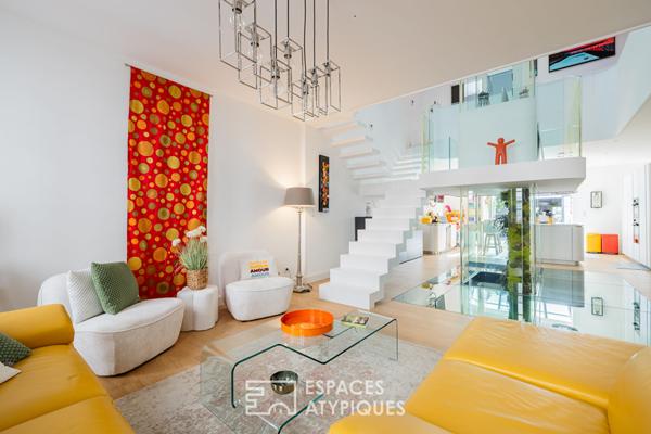 Maison de ville transformée en maison d’architecte dans le coeur historique