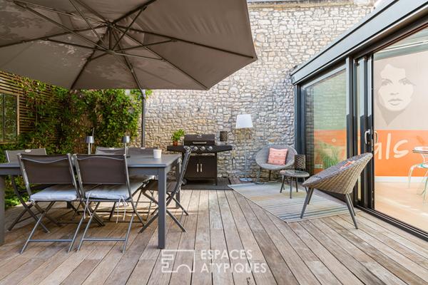 Maison de ville transformée en maison d’architecte dans le coeur historique