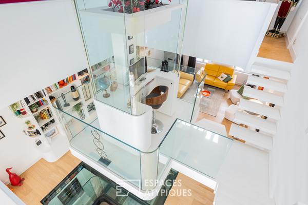 Maison de ville transformée en maison d’architecte dans le coeur historique