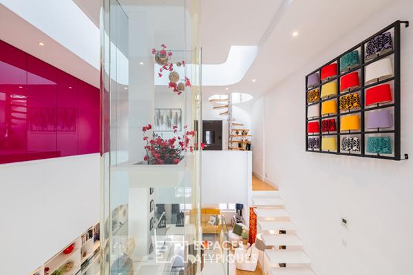 Maison de ville transformée en maison d’architecte dans le coeur historique