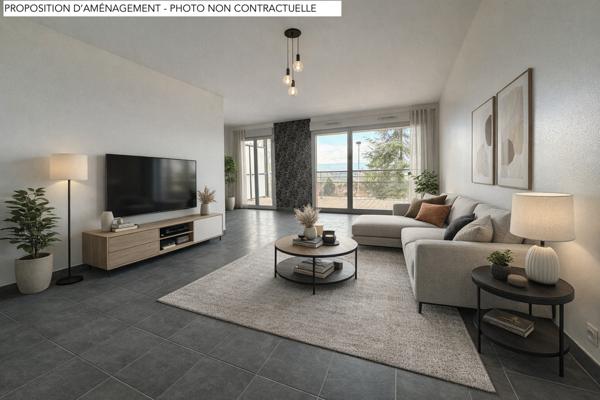 Saint-Galmier (42330) Appartement 3 pièces - Vue dégagée sur la Plaine du Forez