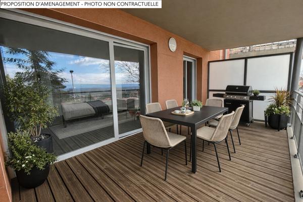 Saint-Galmier (42330) Appartement 3 pièces - Vue dégagée sur la Plaine du Forez