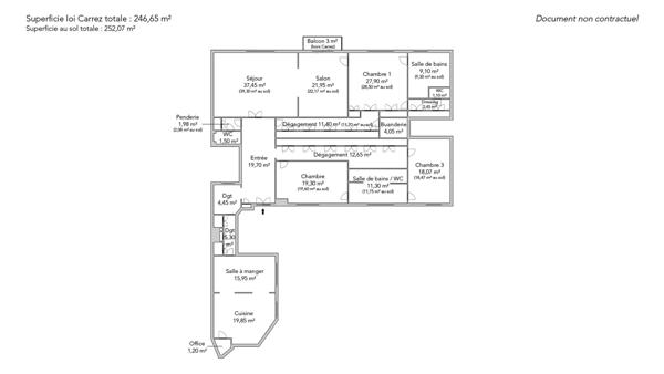 Appartement Paris 16e - FLANDRIN / RUE DE LA POMPE