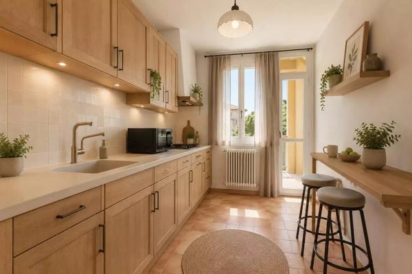 T4 traversant quartier PASTEUR, 75,83 m² / Loggia fermée / Balcon / Parking collectif