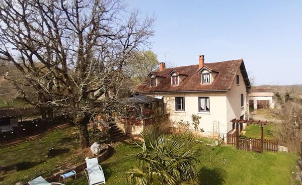 Maison à vendre 8 pièces LIMOGNE EN QUERCY (46)