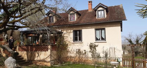Maison à vendre 8 pièces LIMOGNE EN QUERCY (46)