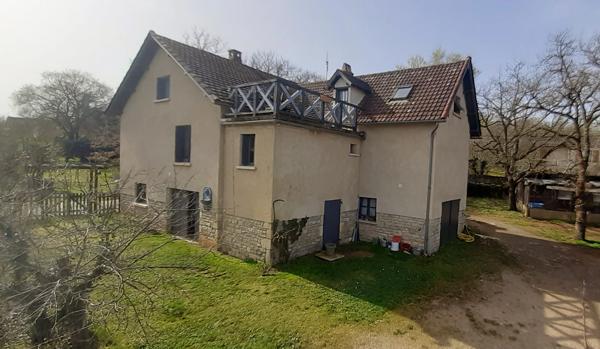 Maison à vendre 8 pièces LIMOGNE EN QUERCY (46)