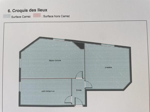 Avenue de Laon - T2 à rénover entièrement de 39m2