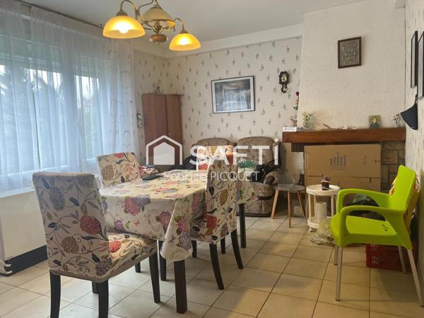 Maison de ville avec 3 chambres et jardin