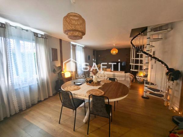 ?Maison de ville – 109 m² – 2 chambres – Jardin – Garage