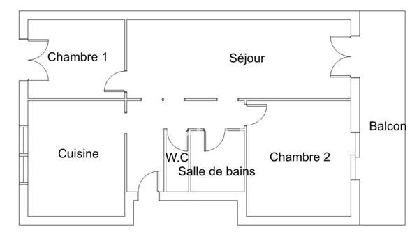 Appartement 3 pièces - 71 m²
