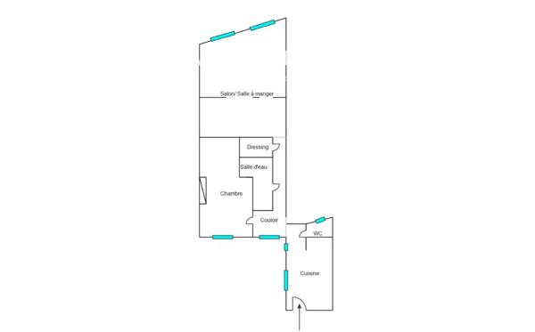 Exclusivité – Saint-Germain / Rue Mazarine – Appartement 3 pièces – 1chambre