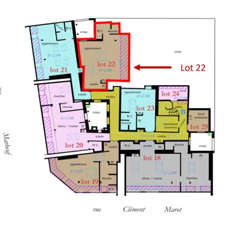 Pied à terre dans le triangle d'or