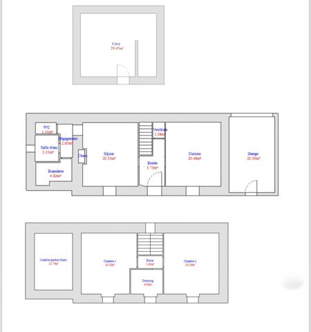 Maison en pierres centre bourg