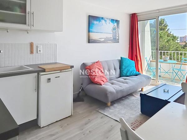 Appartement T2 cabine de 30 m² avec extérieur et entièrement meublé
